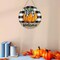 Fall Door Decor – Wooden Pumpkin Welcome Sign for Front Door, Harvest & Thanksgiving Wall Hanger, Rustic Fall Home Decoration for Porch, Indoor & Outdoor (Orange)